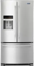 MFI2570FEZ Maytag 24.7 cu ft French Door Refrigerator - Stainless Steel