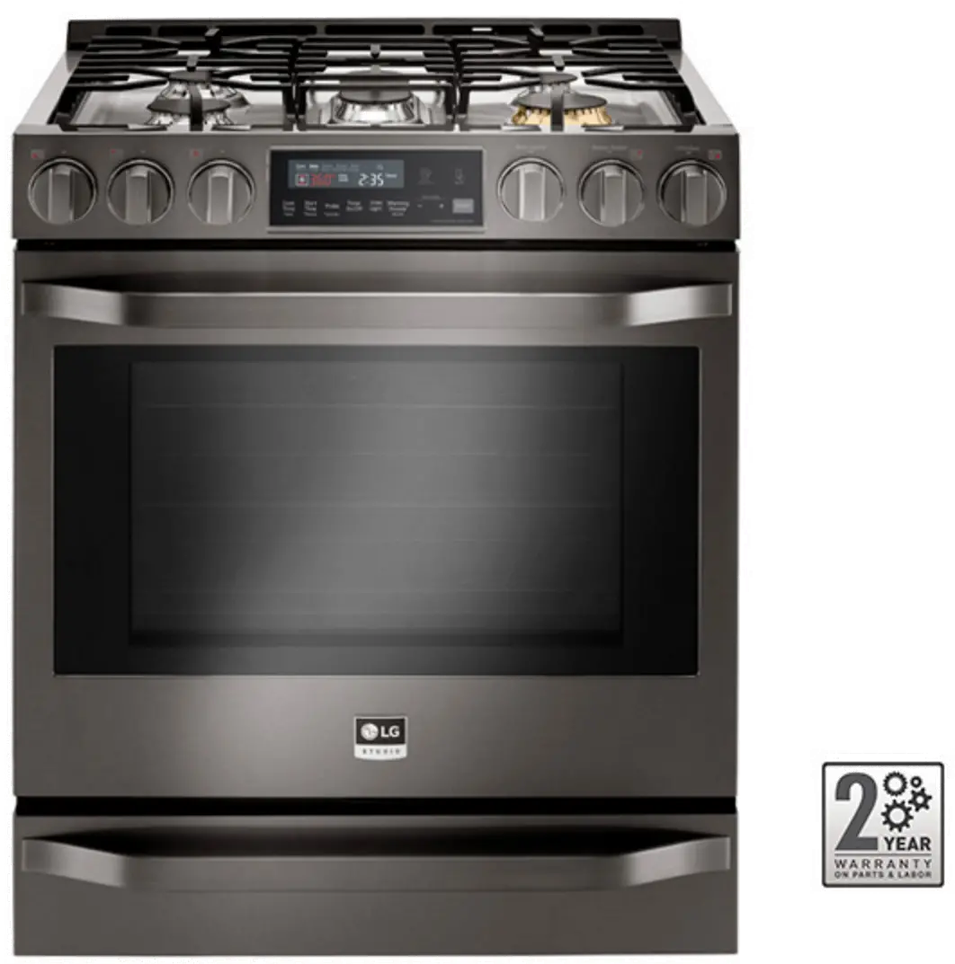 LSSG3019BD LG STUDIO Gas Range - 6.3 cu. ft. Black Stainless Steel-3