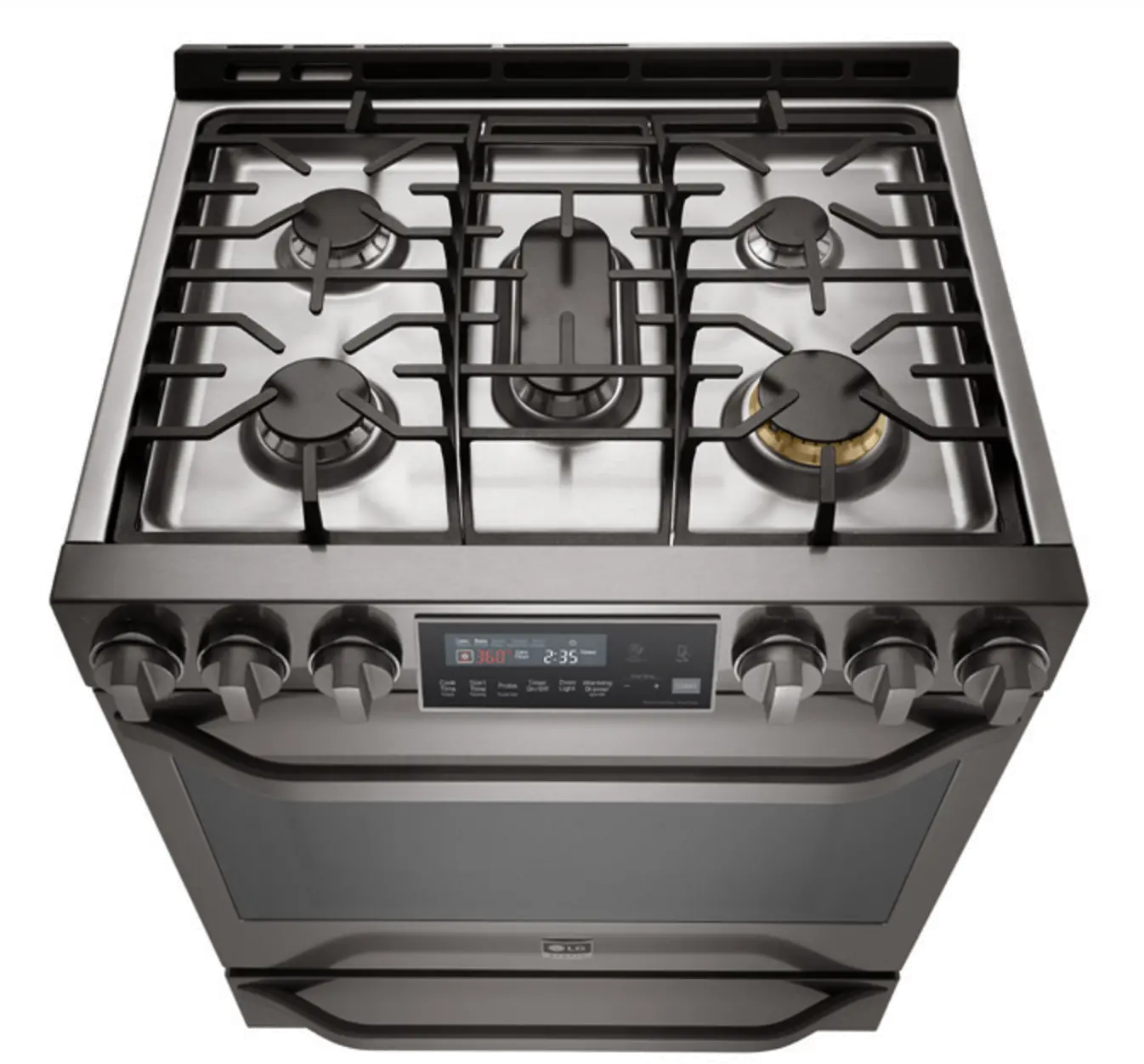 LSSG3019BD LG STUDIO Gas Range - 6.3 cu. ft. Black Stainless Steel-2