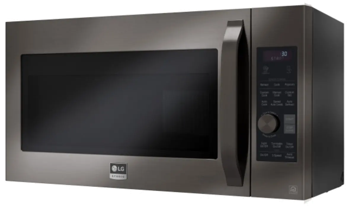 LSMC3089BD LG Studio Over the Range Microwave - 1.7 cu. ft. Black Stainless Steel-3