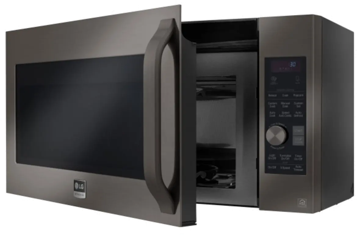LSMC3089BD LG Studio Over the Range Microwave - 1.7 cu. ft. Black Stainless Steel-6