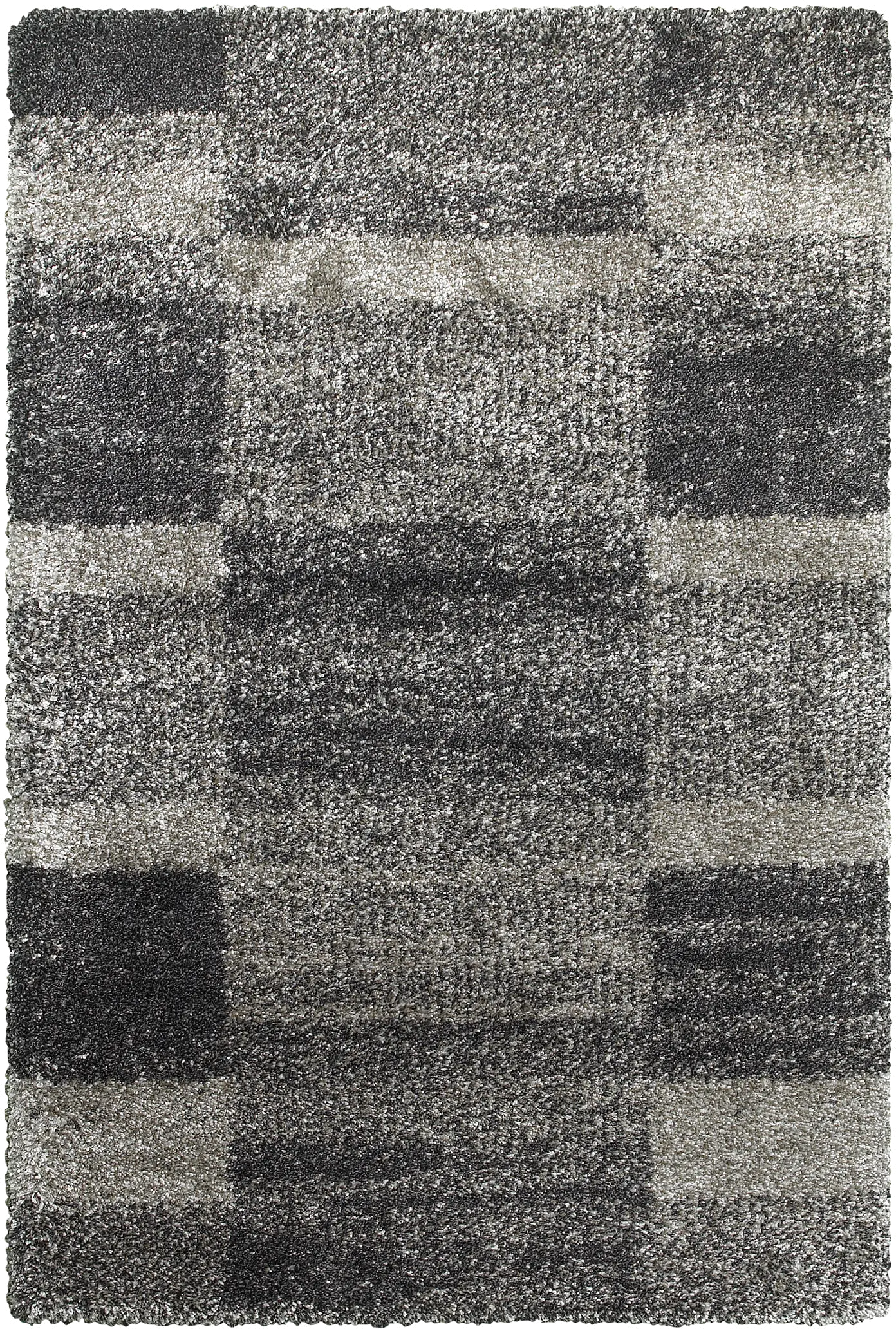 Henderson 8 x 11 Gray and Charcoal Shag Rug-1