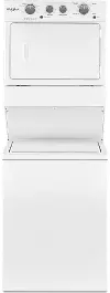 WET4027HW 3.5 cu. ft. Electric Stacked Laundry Center with 9 Wash cycles and Auto Dry - White