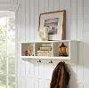 CF6004-WH Brennan White Entryway Storage Shelf