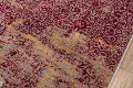 5 x 8 Medium Red, Gold, Cream & Gray Area Rug - Petra