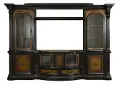 Grand Estates Brown 6 Piece Entertainment Center