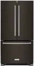KRFC300EBS KitchenAid 20 cu ft French Door Refrigerator - Counter Depth Black Stainless Steel