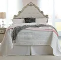Antique White Traditional Twin Bed - Giselle