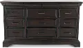 Caldwell Dark Brown Dresser