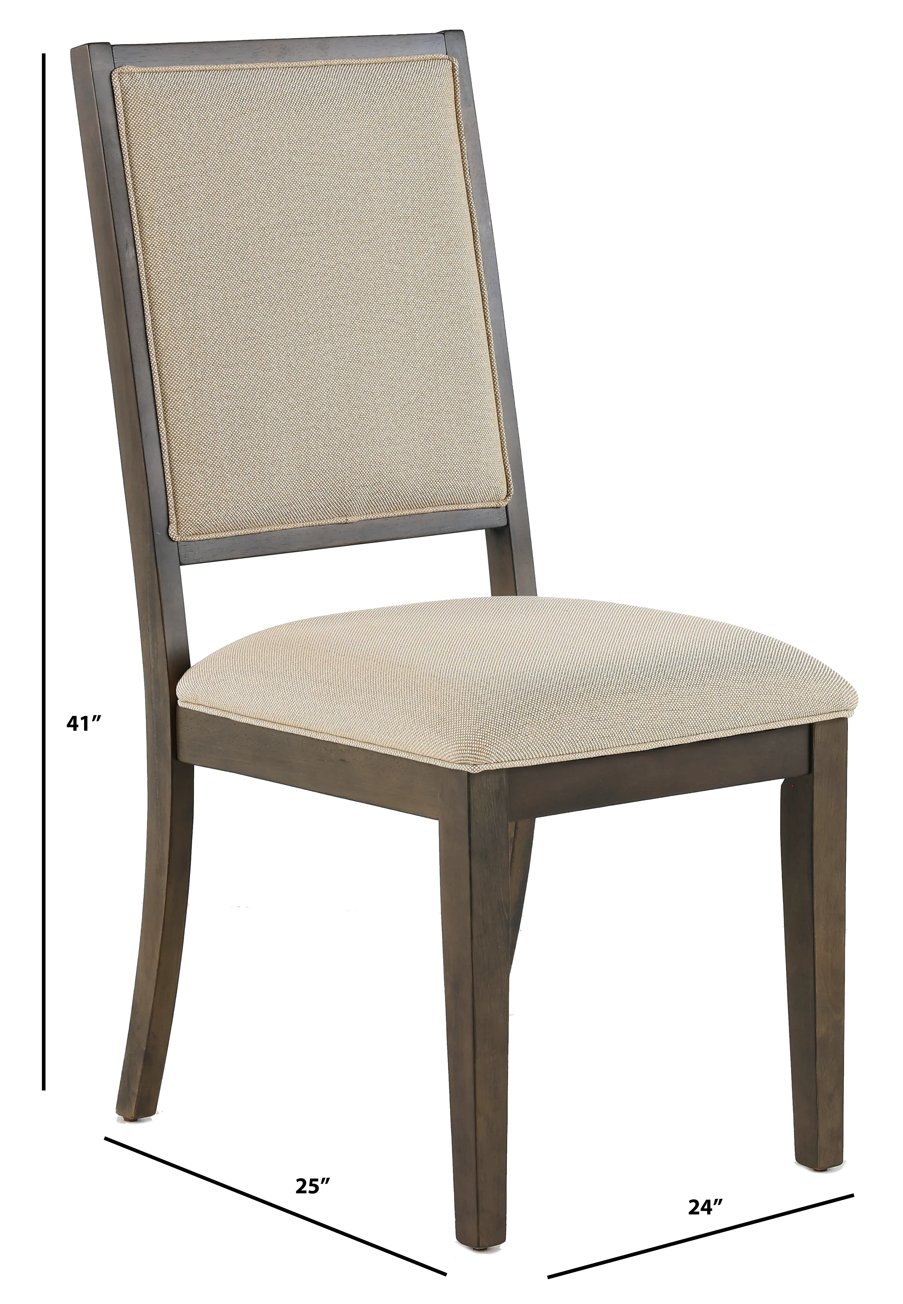 Hartford Gray Upholstered Dining Chair-3