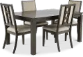 Hartford Gray 5 Piece Dining Set
