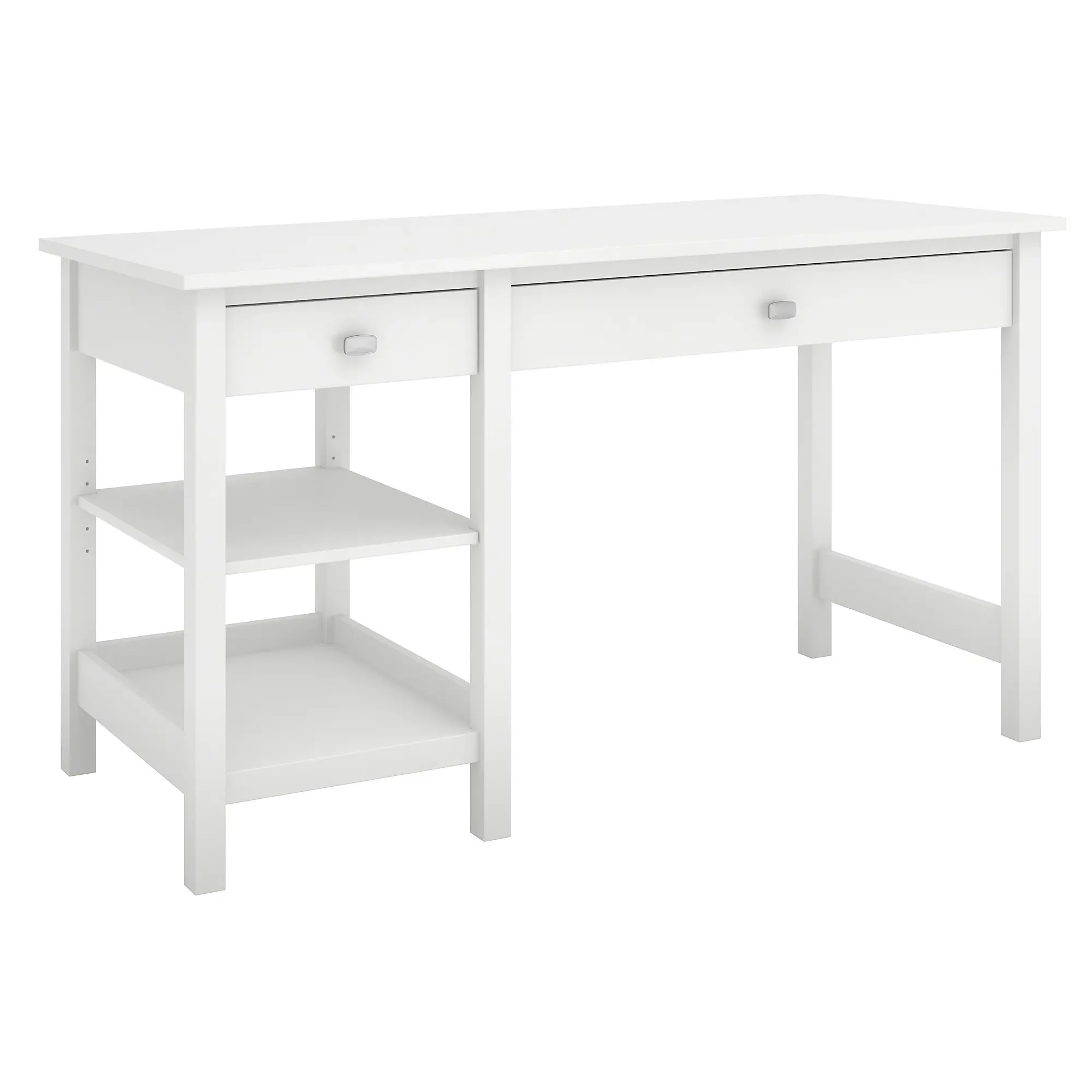 BDD154WH-03 Broadview White Computer Desk-4
