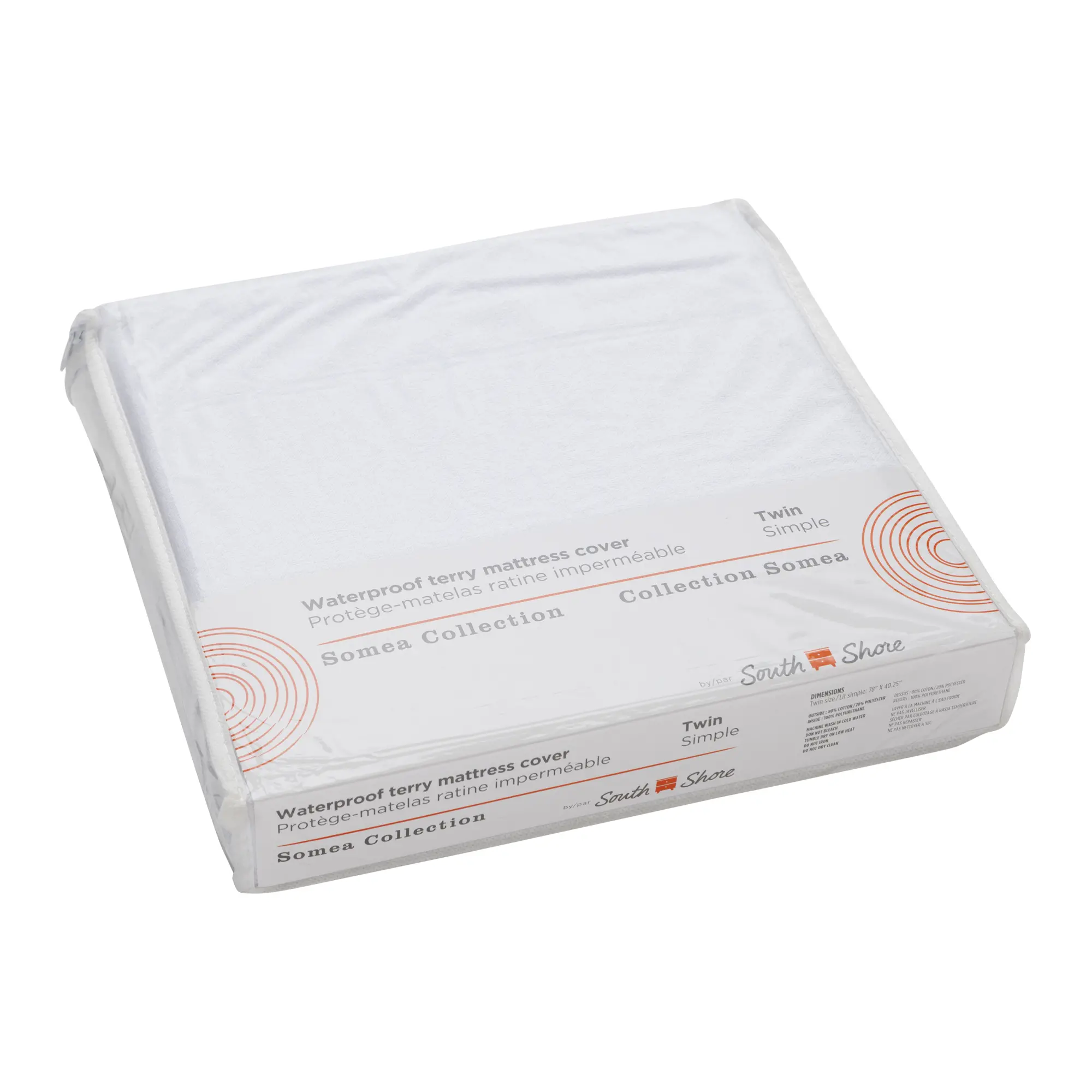 6 Inch Twin Mattress with Mattress Cover - Somea-4