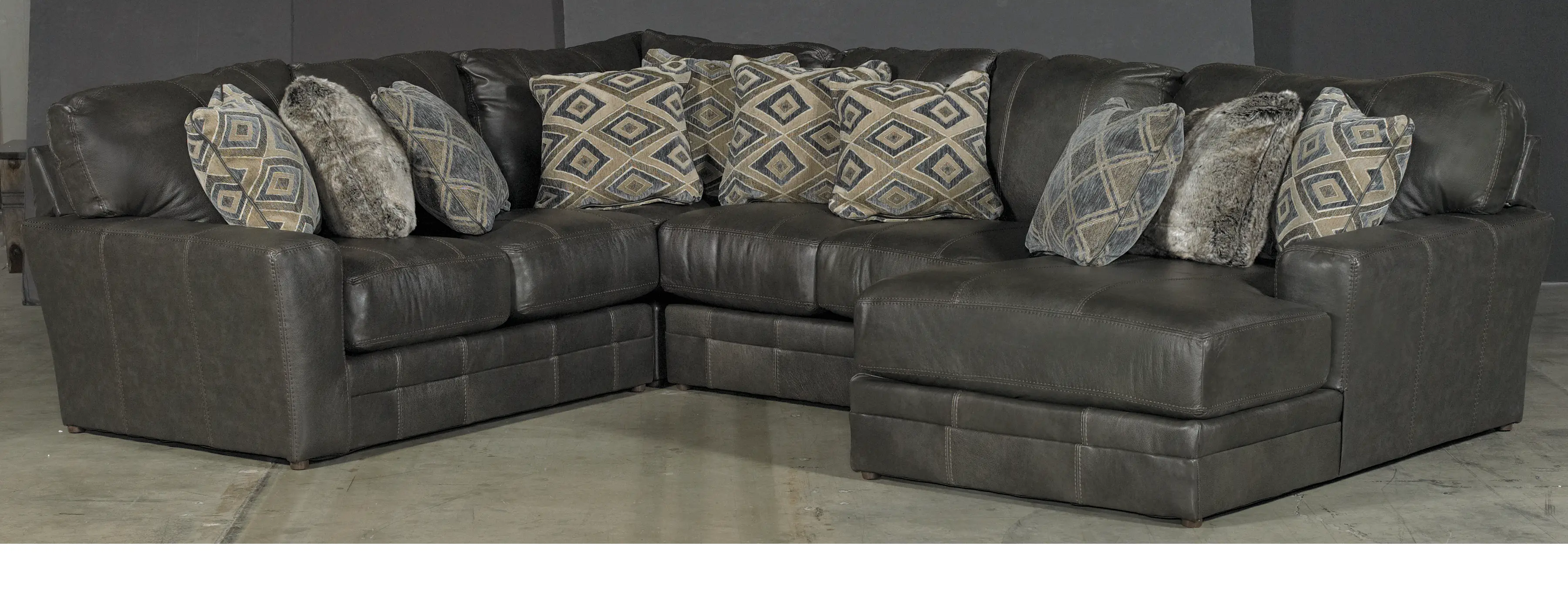 4PC/4378/DENALI/OPT1 Denali Steel Gray 4-Piece Sectional-2