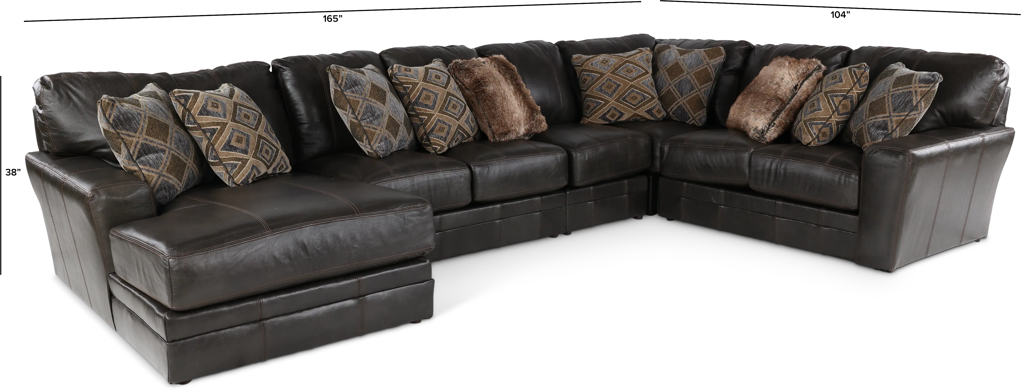 5PC/4378/DENALI/OPT2 Denali Steel Gray 5 Piece Sectional-3