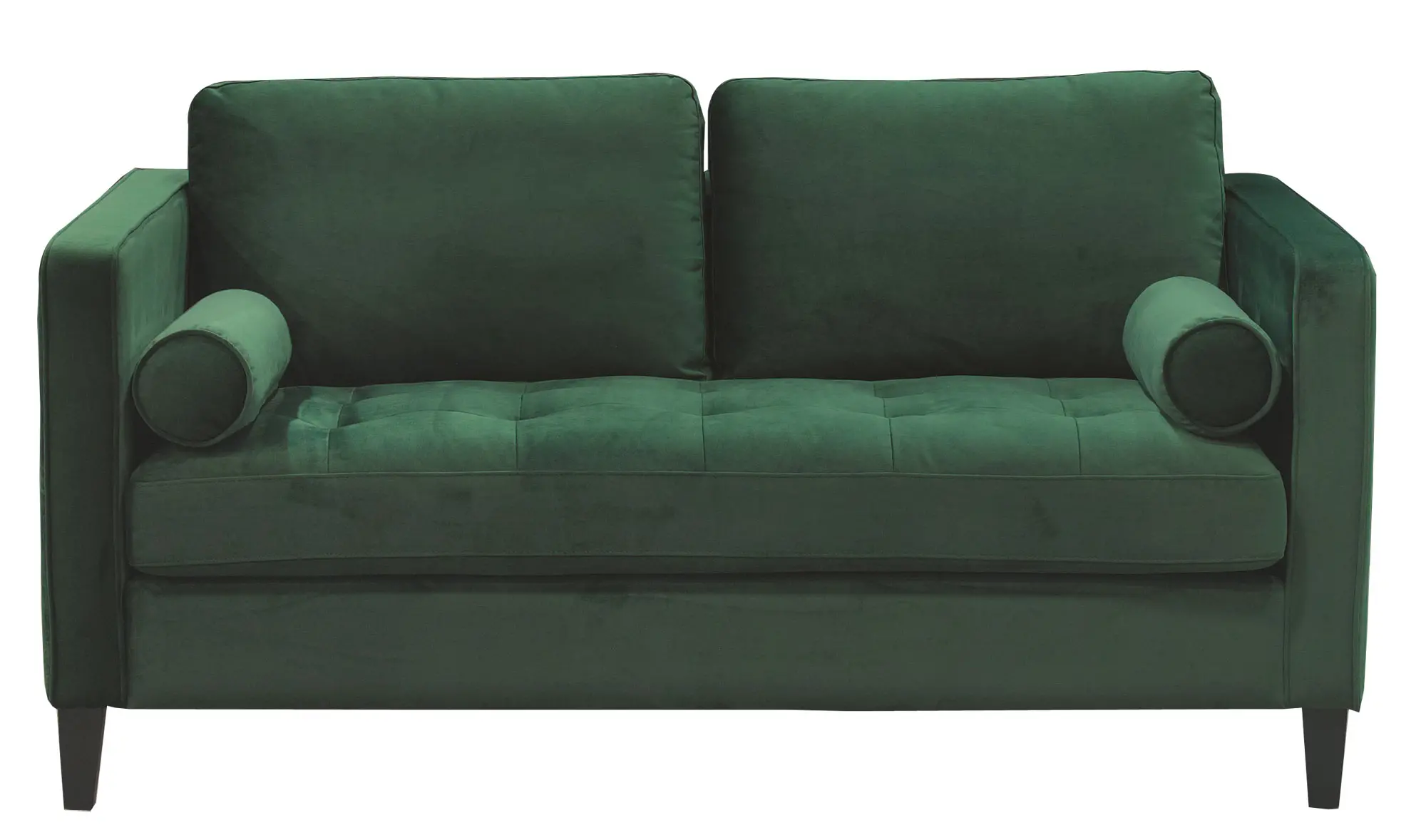 5552021 Magnolia Home Furniture Emerald Green Velvet Loveseat - Dapper-5