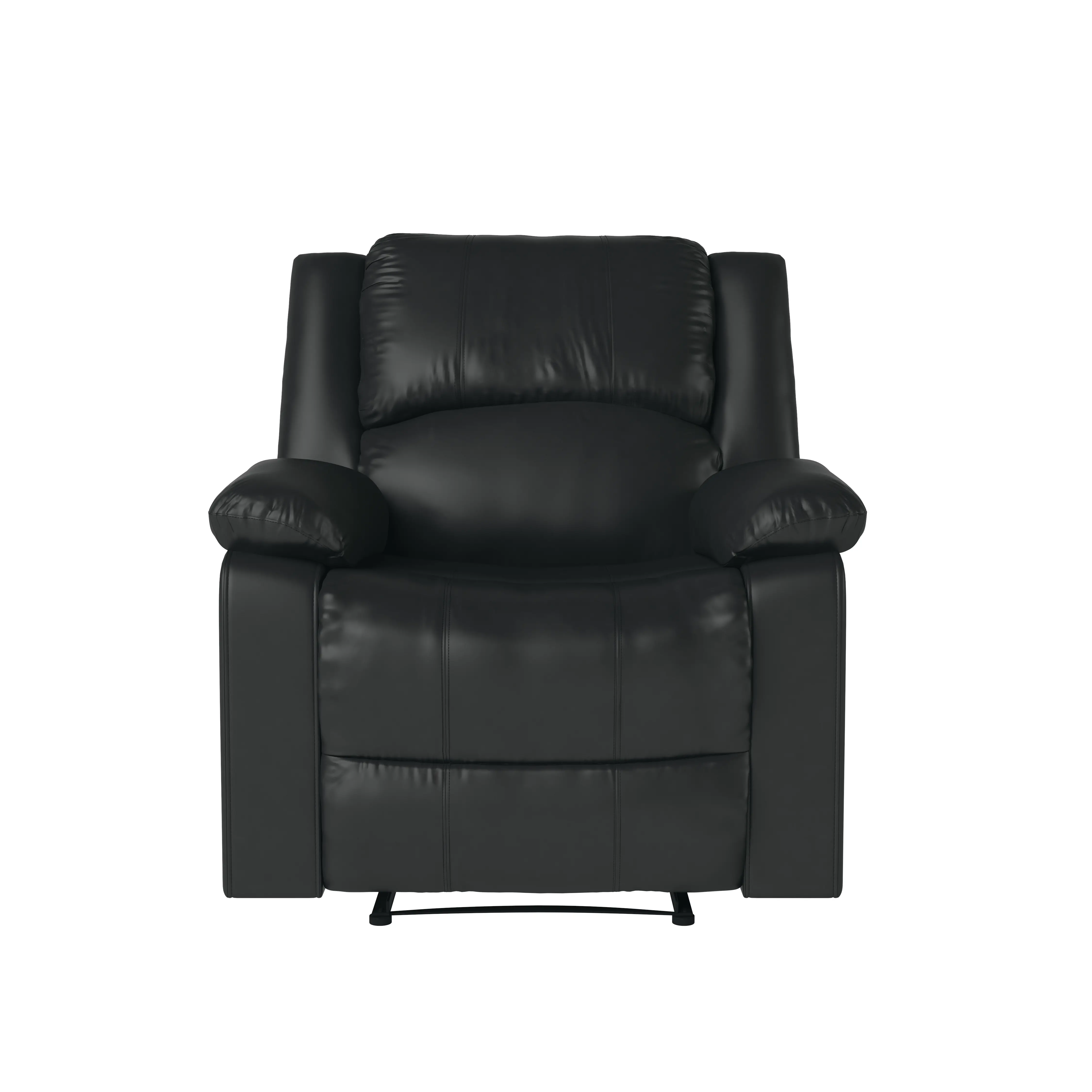 RR-PRK1CP3001 Relax-A-Lounger Preston Black Vegan Leather Recliner-1