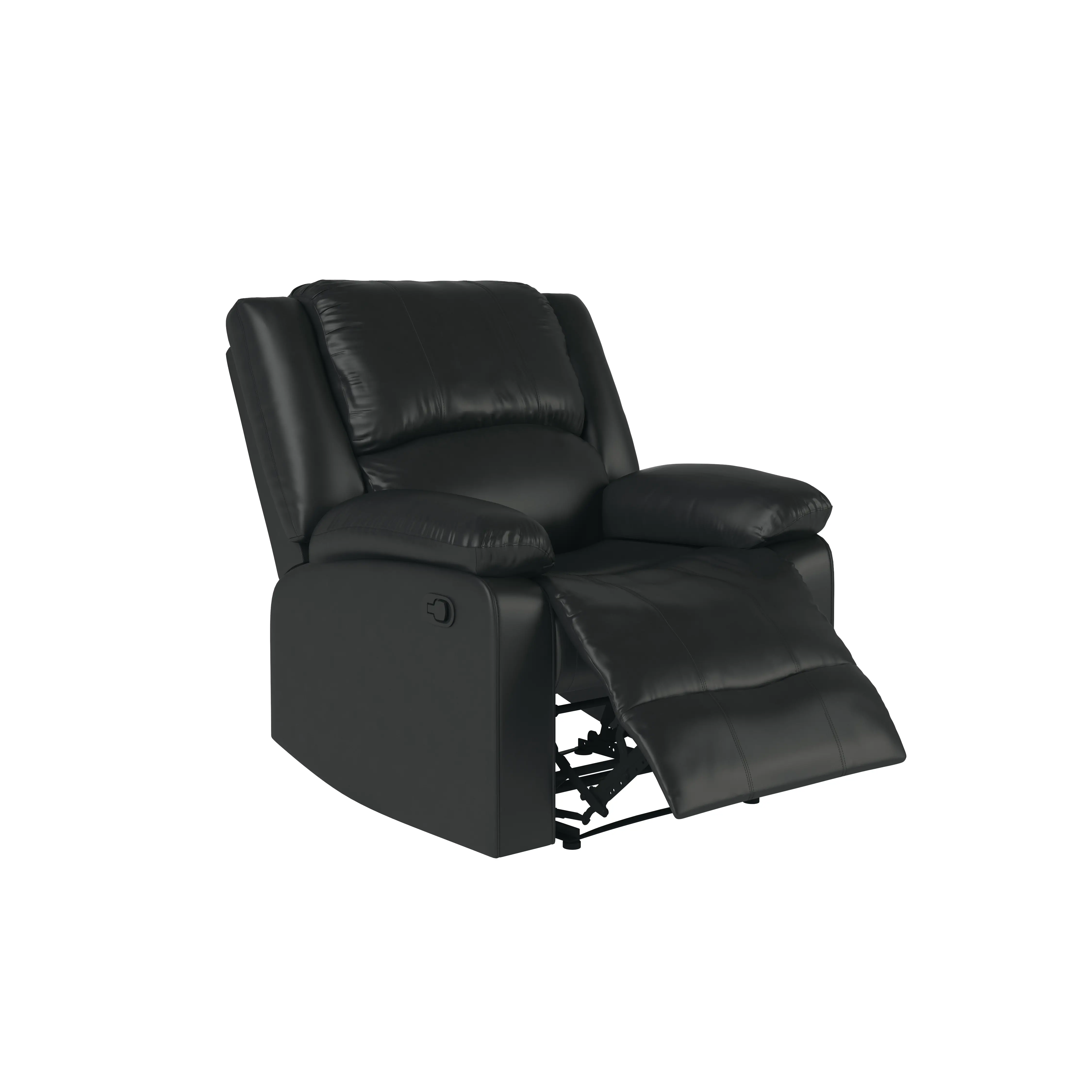 RR-PRK1CP3001 Relax-A-Lounger Preston Black Vegan Leather Recliner-5