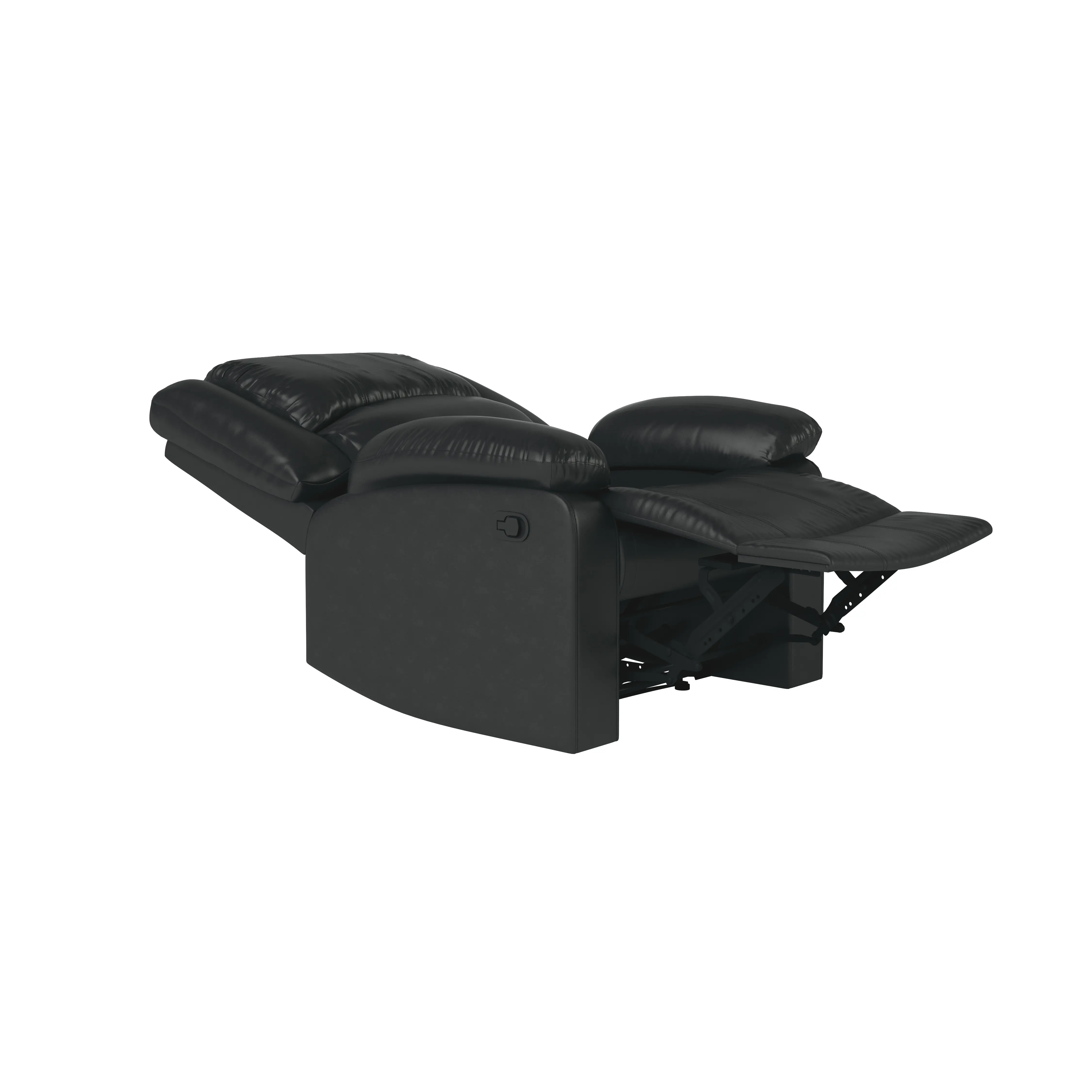 RR-PRK1CP3001 Relax-A-Lounger Preston Black Vegan Leather Recliner-6