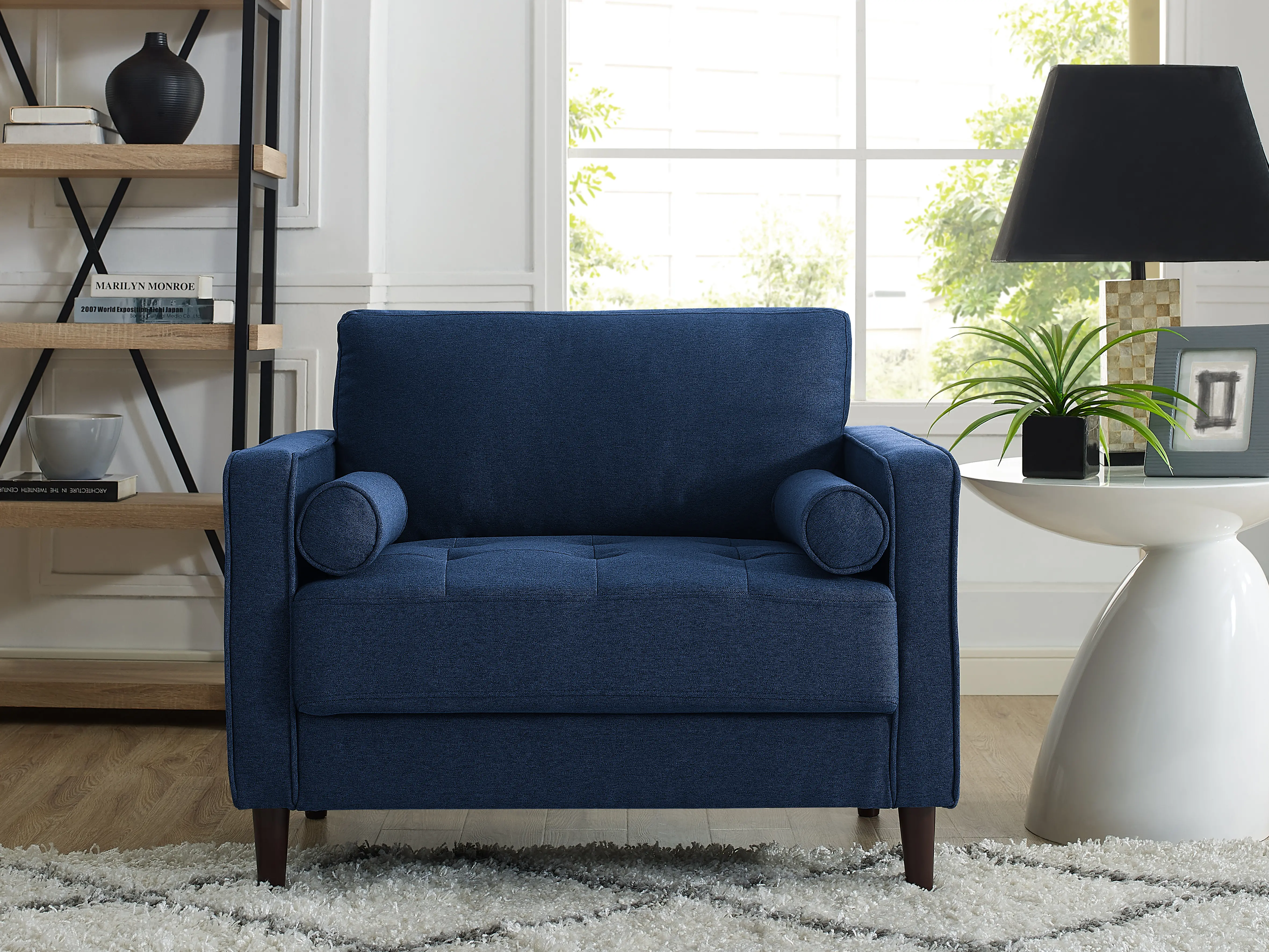LKLGF2SP1GU3051 Lawrence Navy Blue Armchair-2