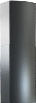 Z1C-01SABS Zephyr Duct Cover Extension - Black Stainless Steel