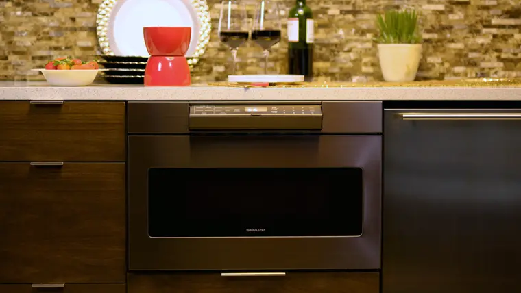 SMD2470AH Sharp Microwave Drawer - 1.2 cu. ft. Black Stainless Steel-2