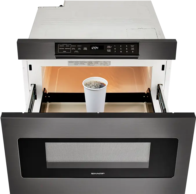 SMD2470AH Sharp Microwave Drawer - 1.2 cu. ft. Black Stainless Steel-4