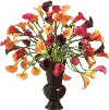 Multi-Color Faux Calla Lily Arrangement
