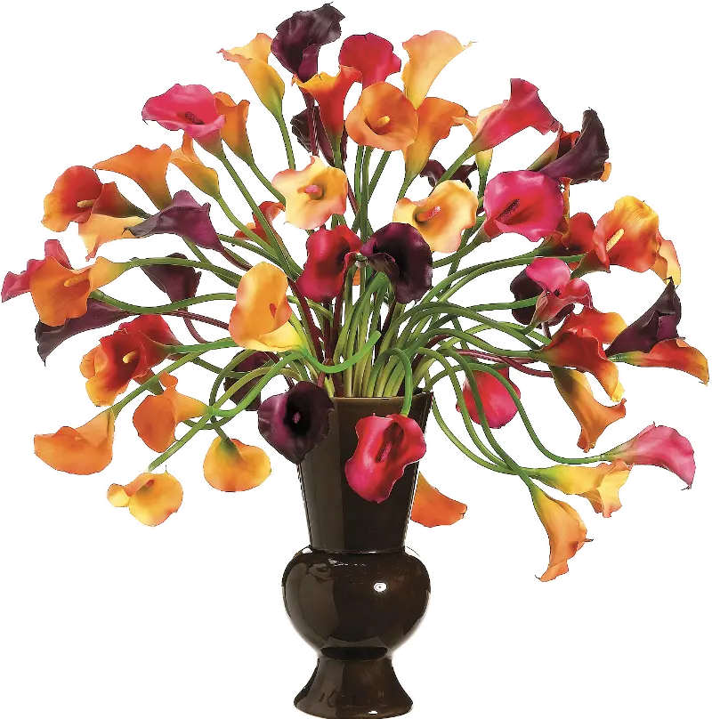 Multi-Color Faux Calla Lily Arrangement