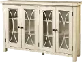 Bayside Antique White 4 Door Cabinet