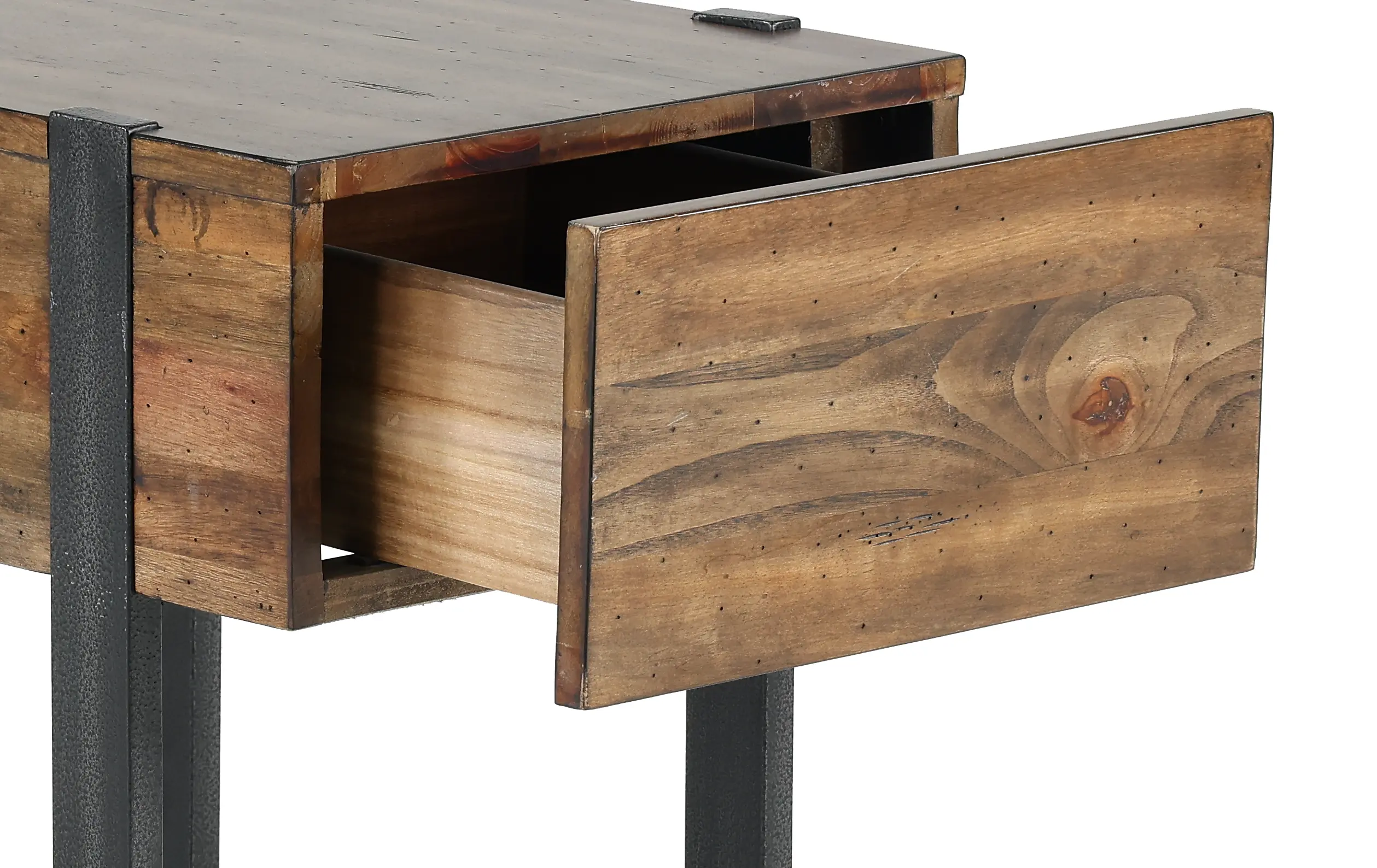Prescott Brown Side Table-8