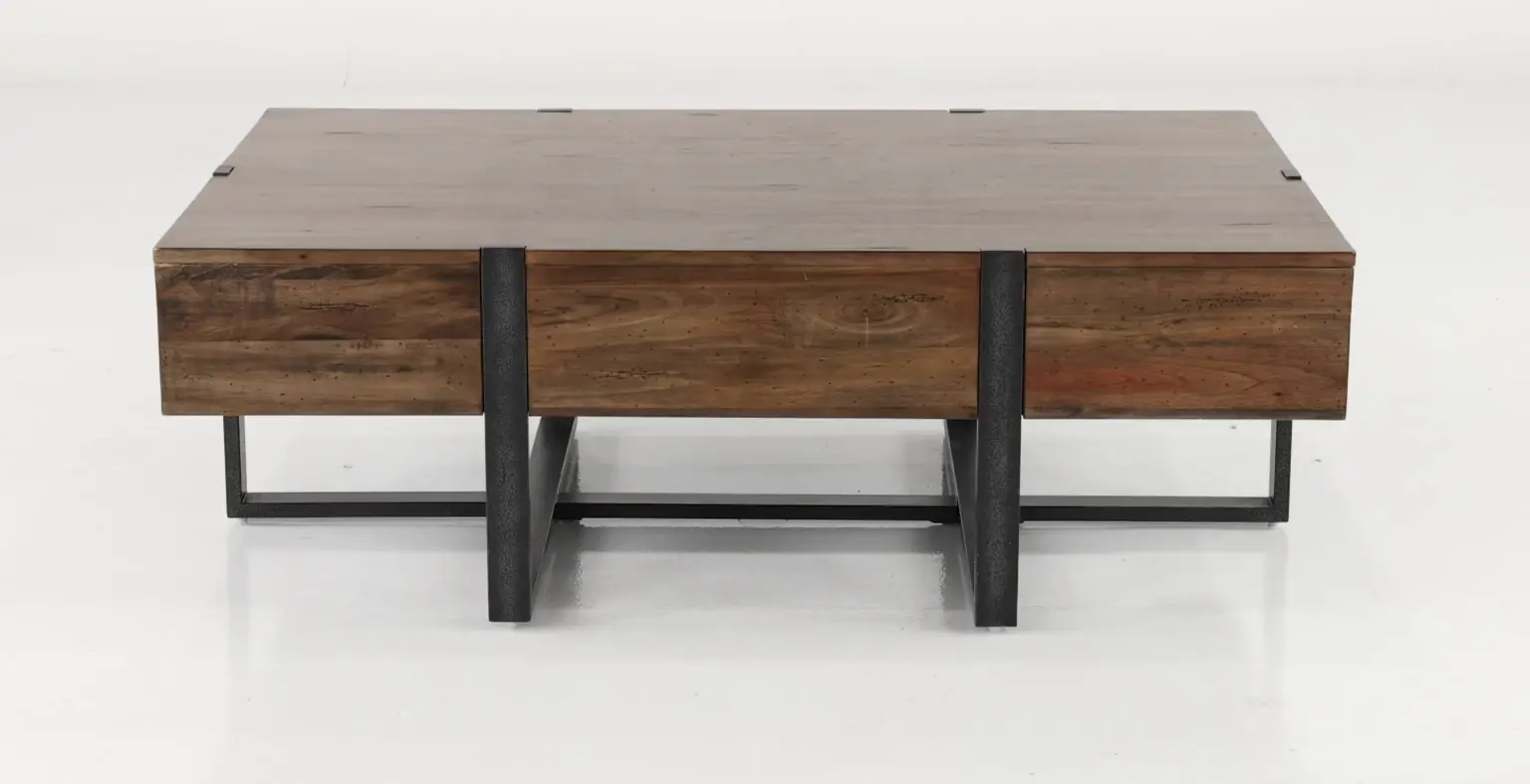Prescott Brown Coffee Table-5