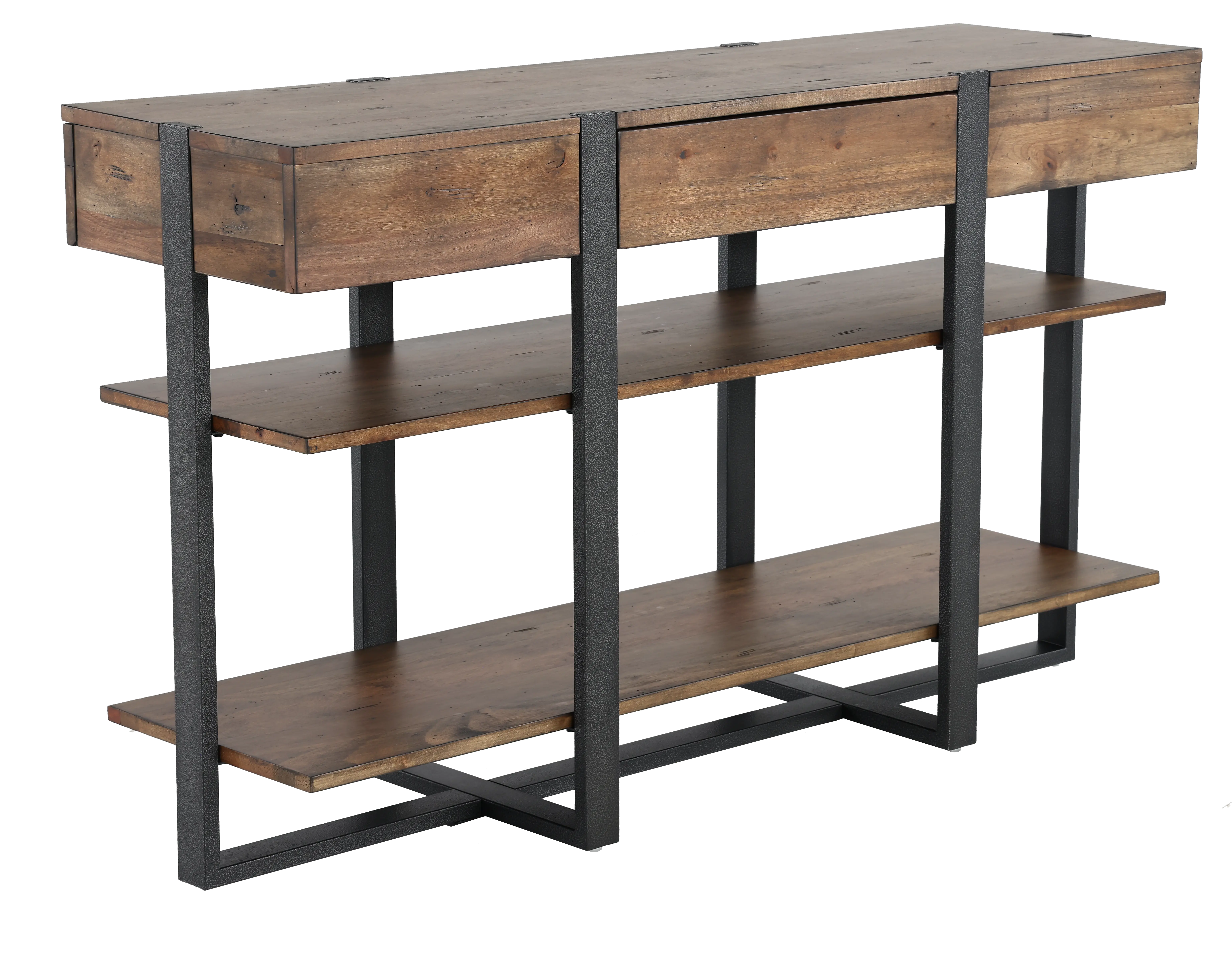 Prescott Brown Console Table-1