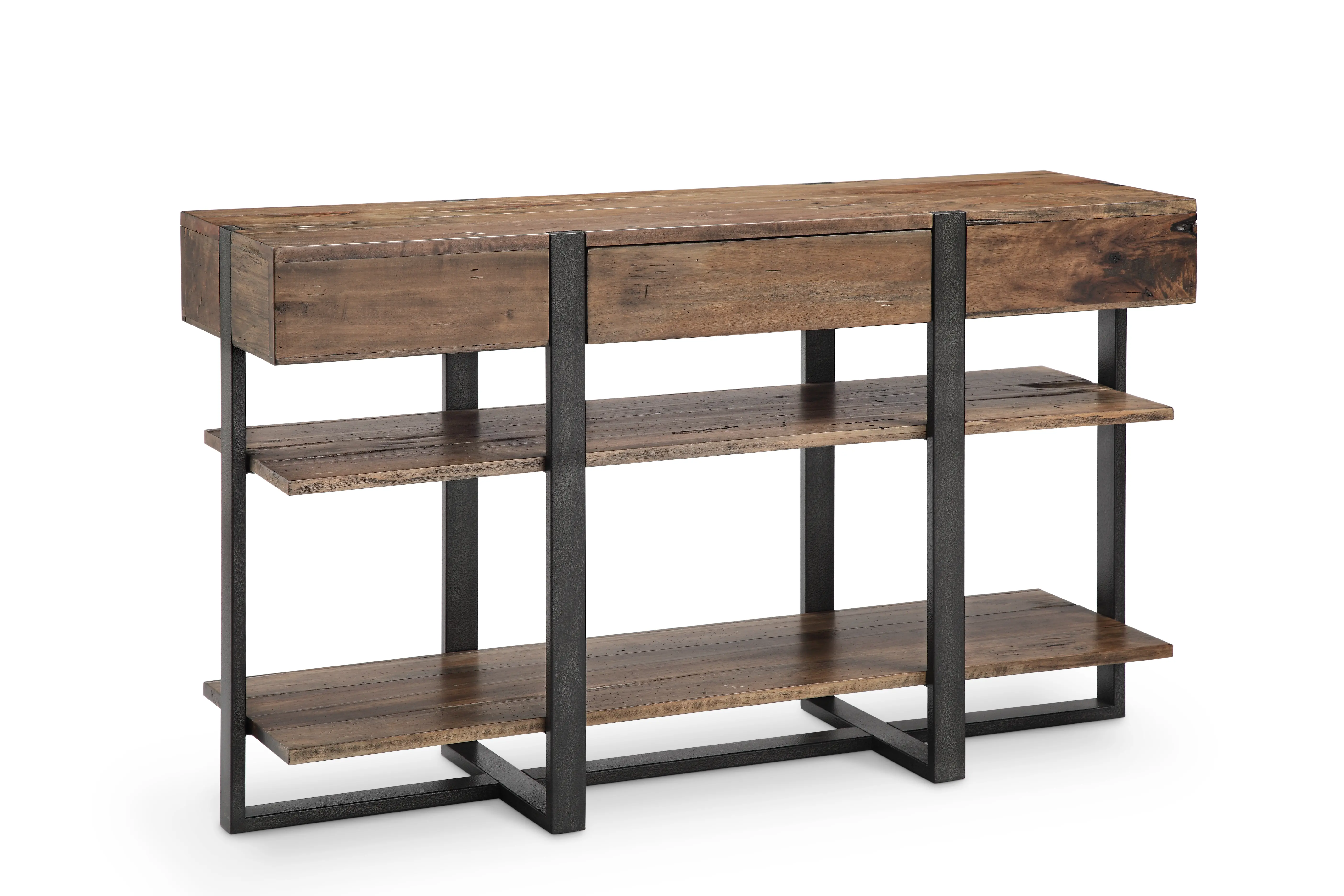 Prescott Brown Console Table-2