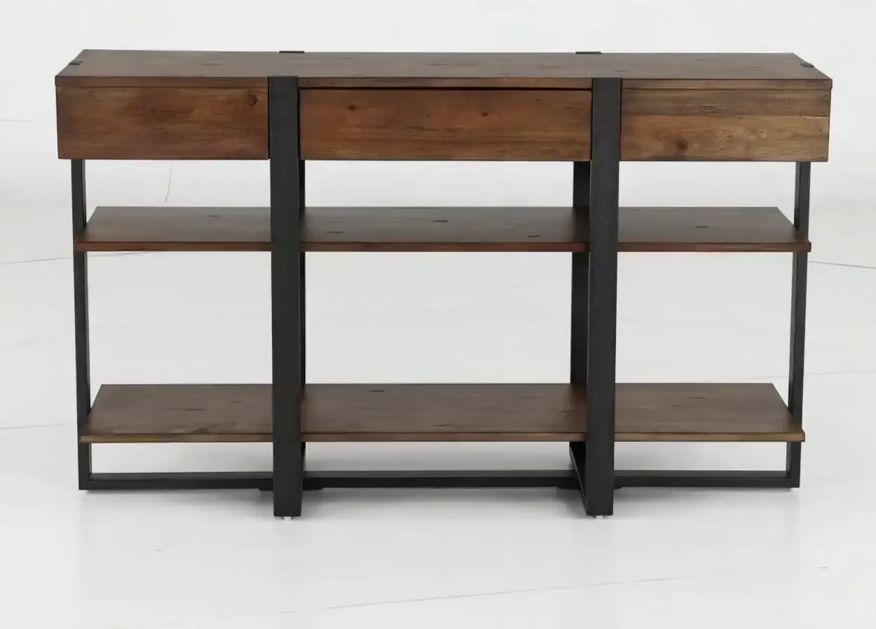 Prescott Brown Console Table-4
