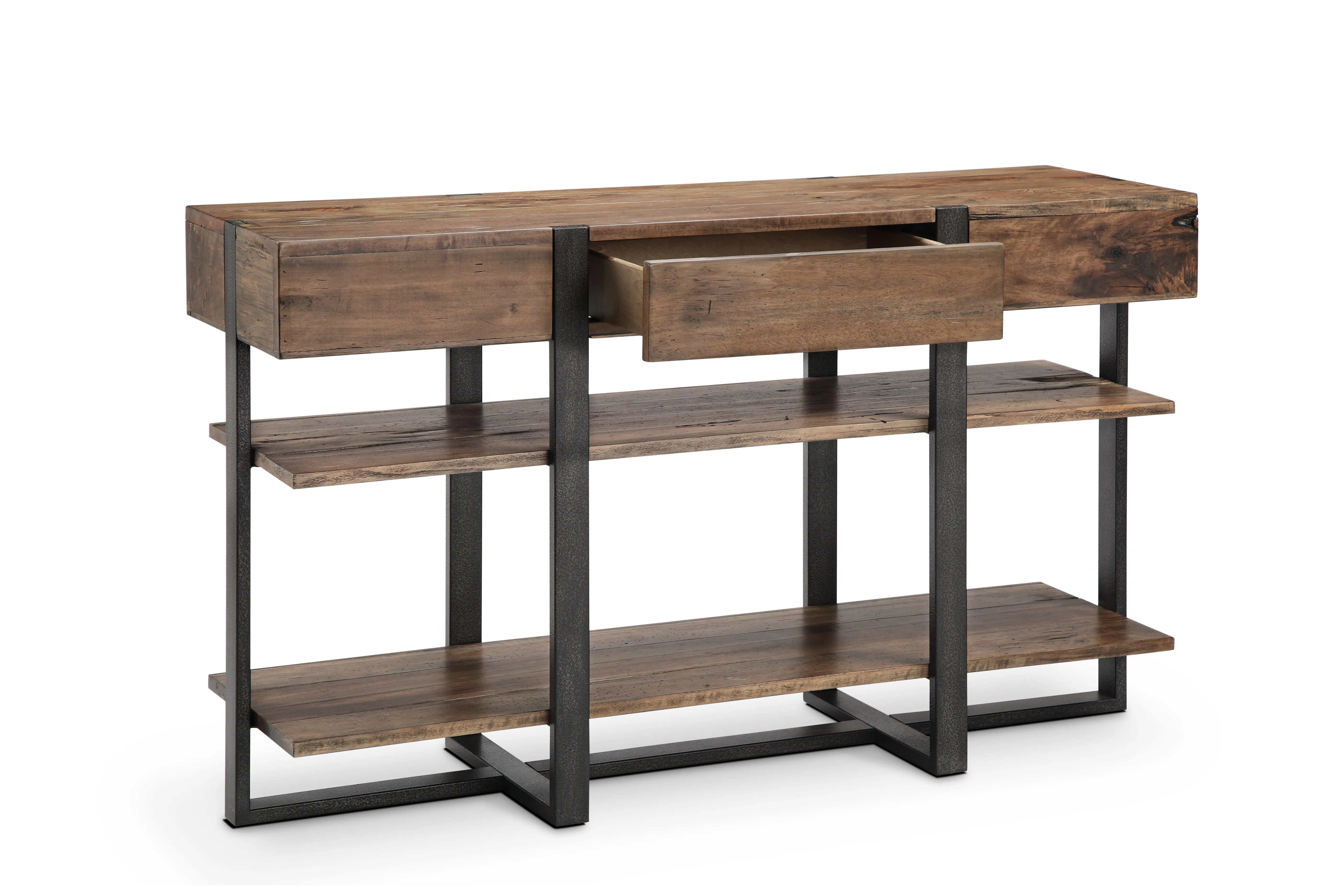 Prescott Brown Console Table-5
