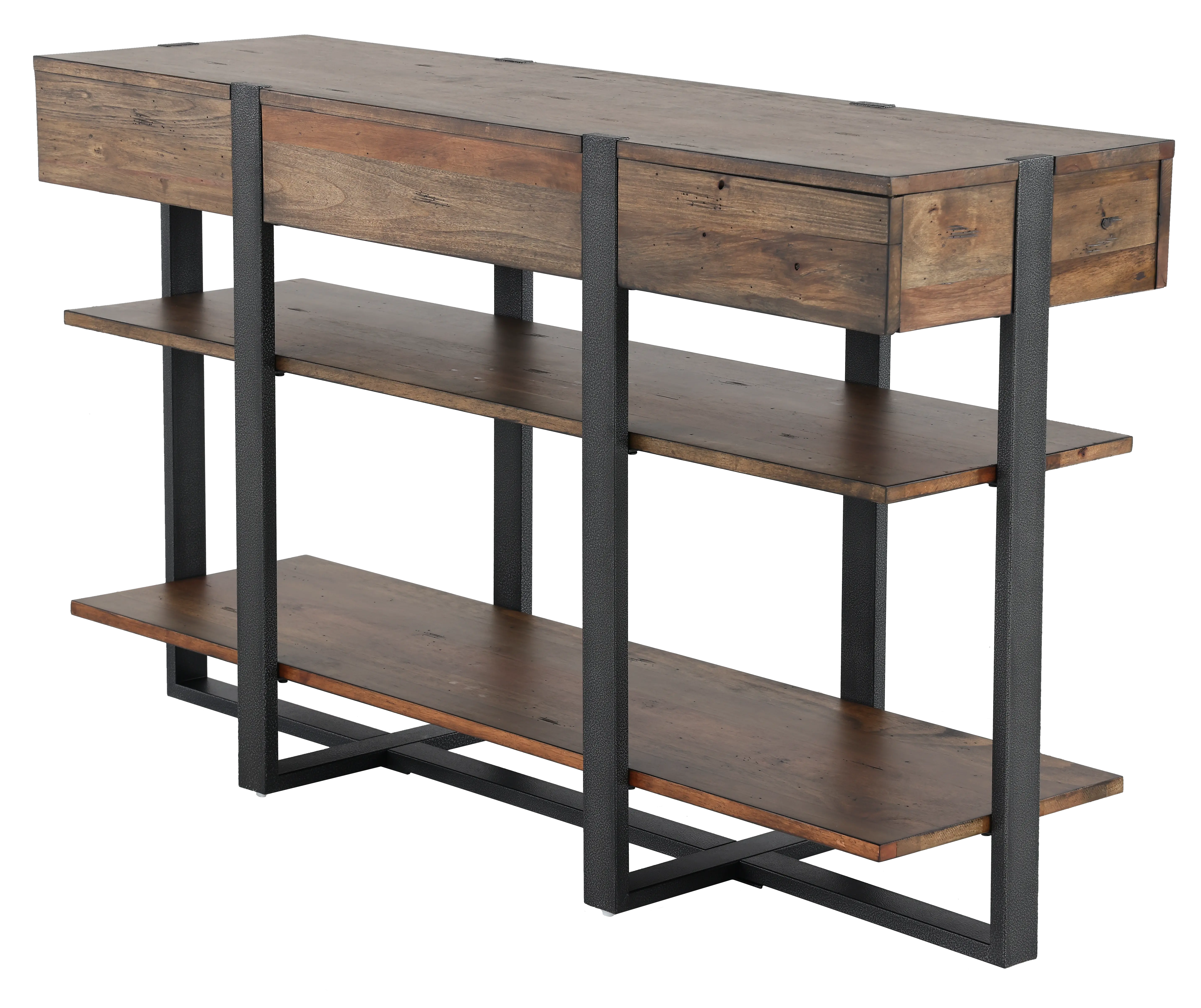 Prescott Brown Console Table-6