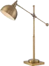 Cupola Brushed Brass Desk Lamp