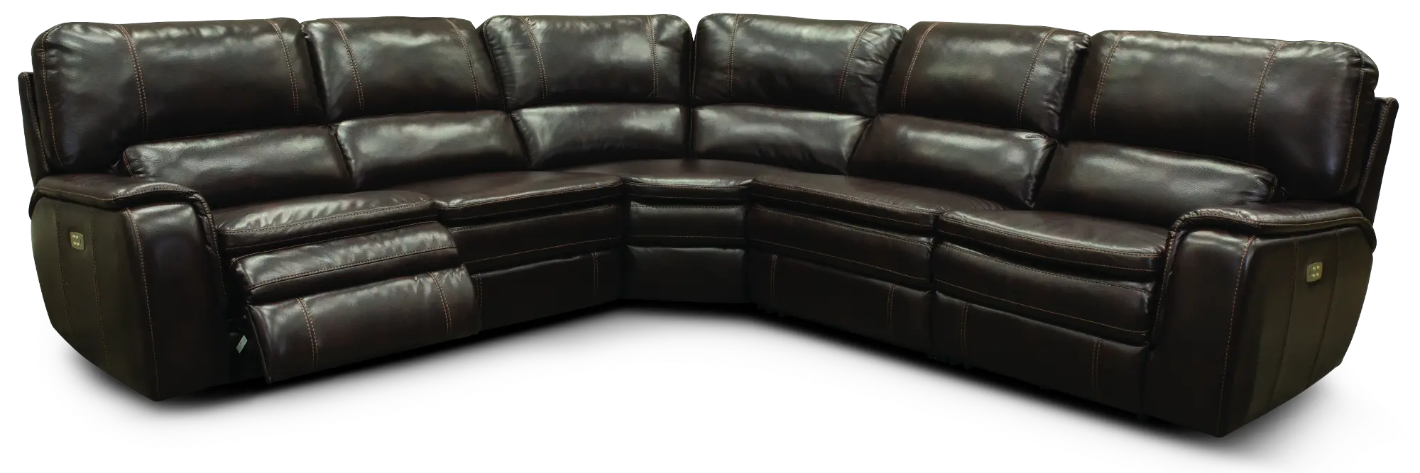 Casey Brown 5 Piece Power Reclining Sectional-2