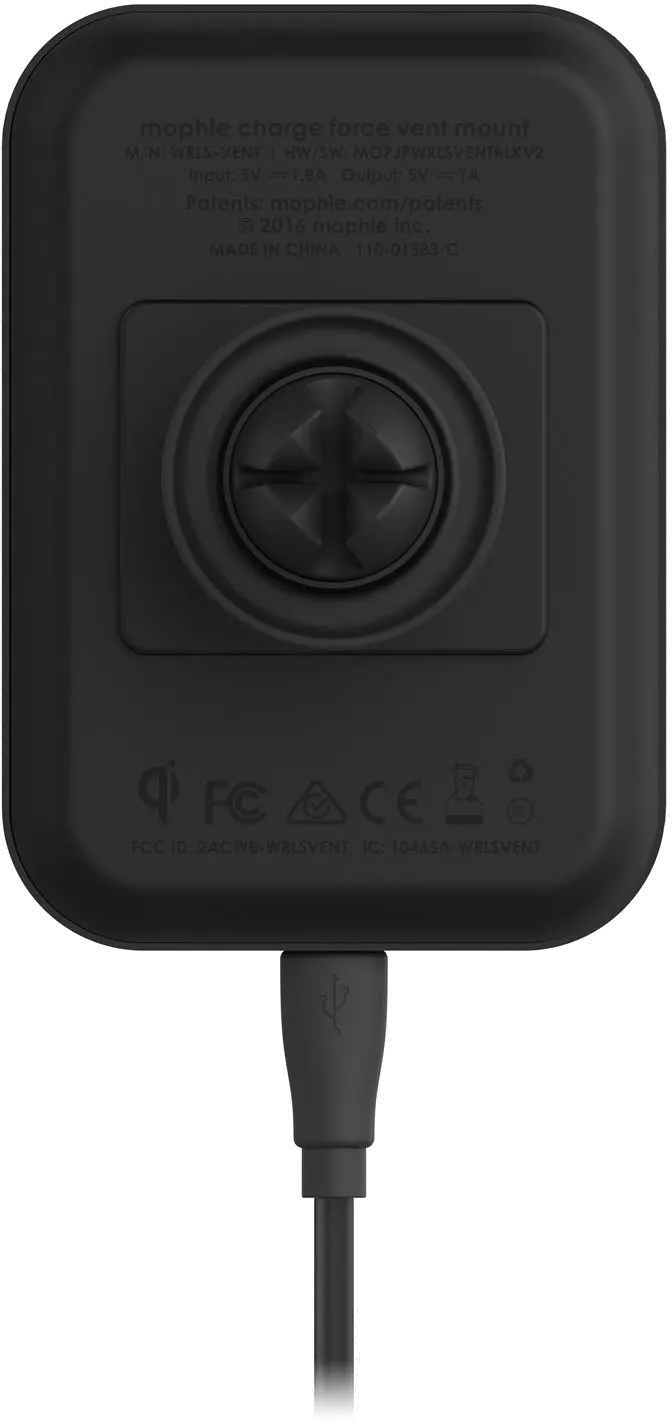 3452_WRLS-VENT-BLK Mophie Charge Force Vent Mount-5