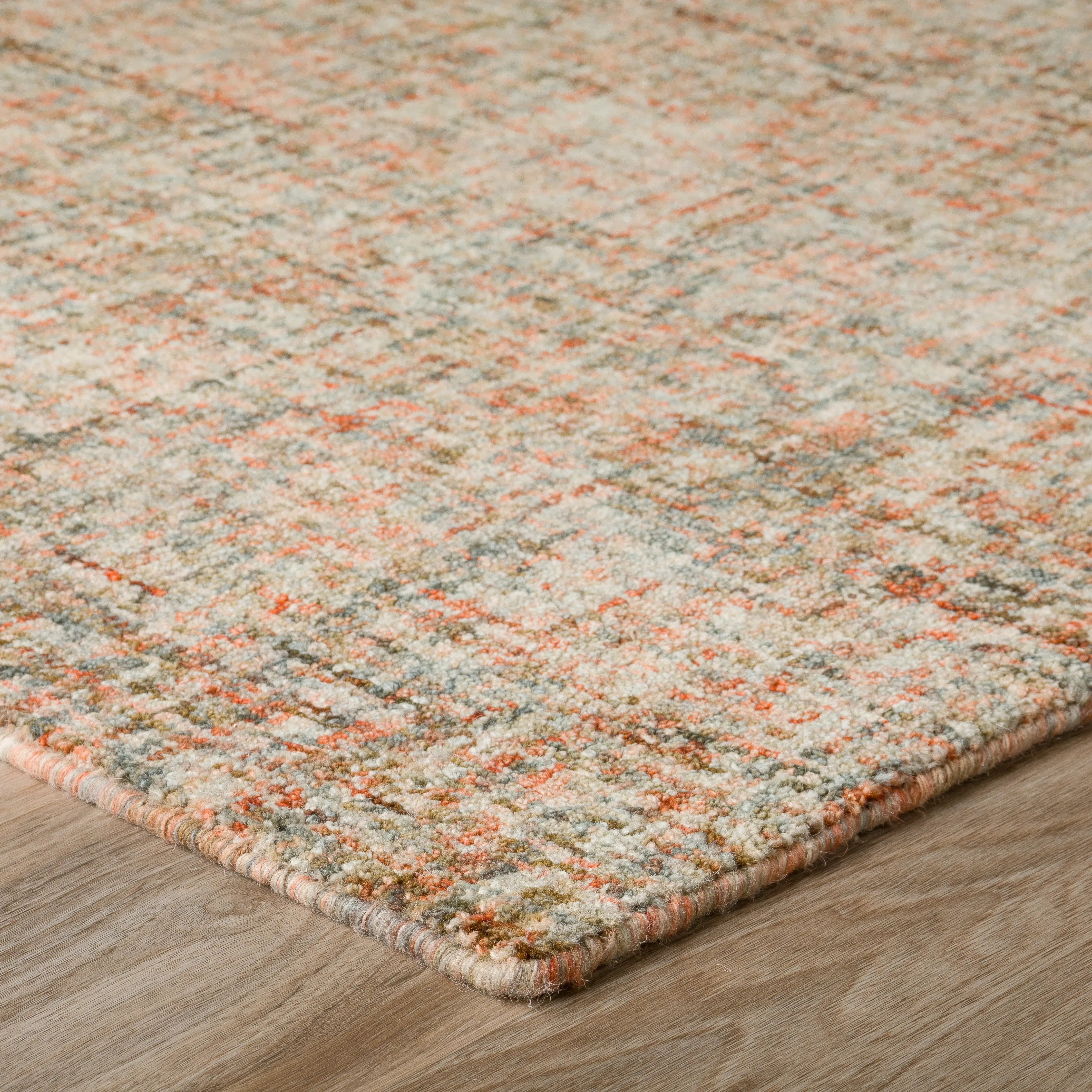 CS5KA/5X8/CALISA Calisa 5 x 8 Kaleidoscope Rust Area Rug-3