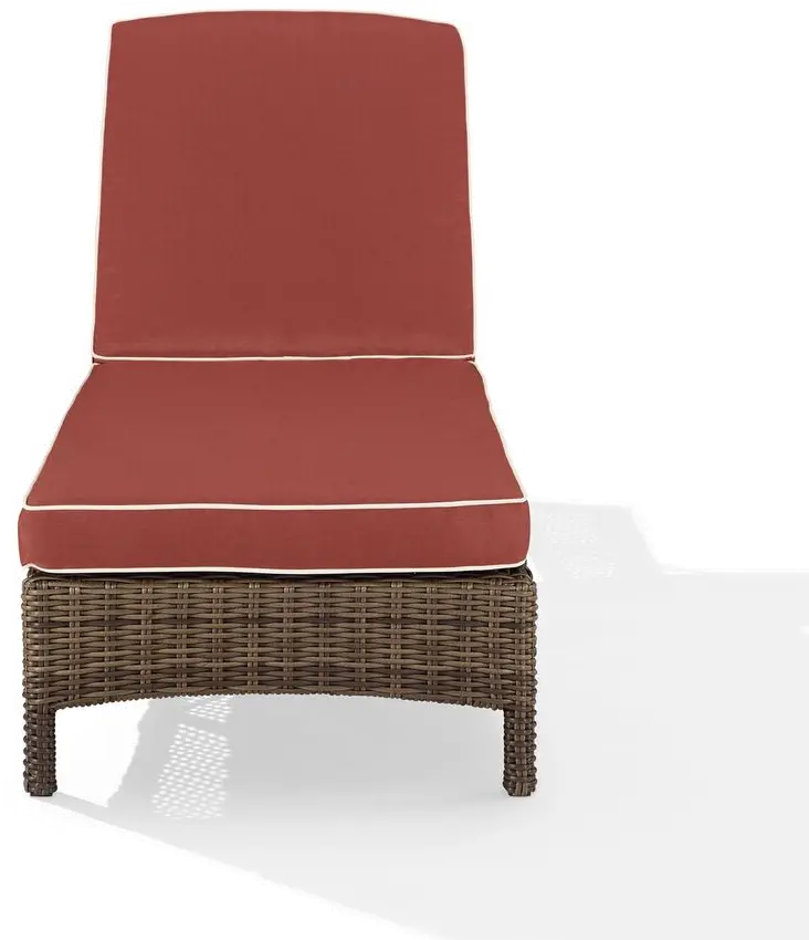 KO70070WB-SG Bradenton Sangria and Wicker Patio Chaise Lounge-4