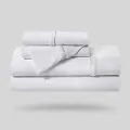 BGS199308 BedGear White Hyper Cotton Split King Bed Sheets