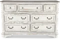 244-BR31 Magnolia Manor Antique White Dresser