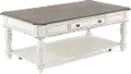 244-OT1010 Magnolia Manor White Coffee Table