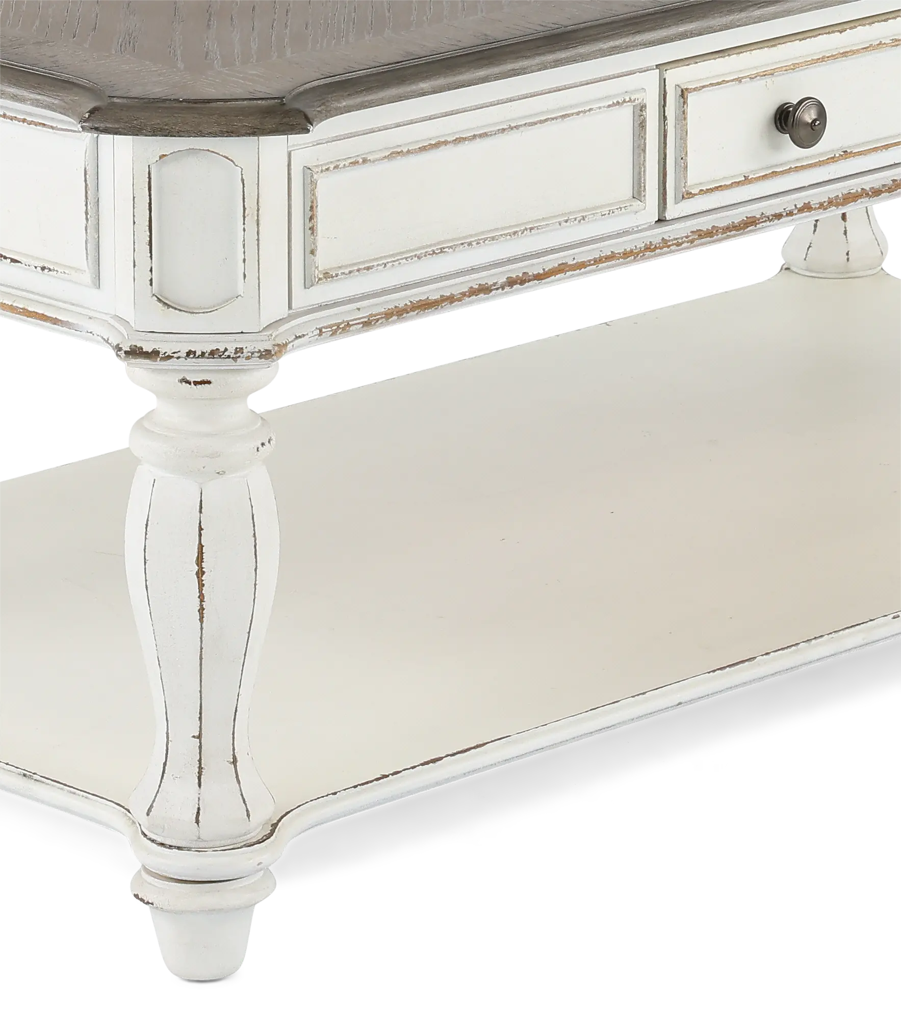 244-OT1010 Magnolia Manor White Coffee Table-7