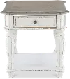 244-OT1020 Magnolia Manor Antique White End Table