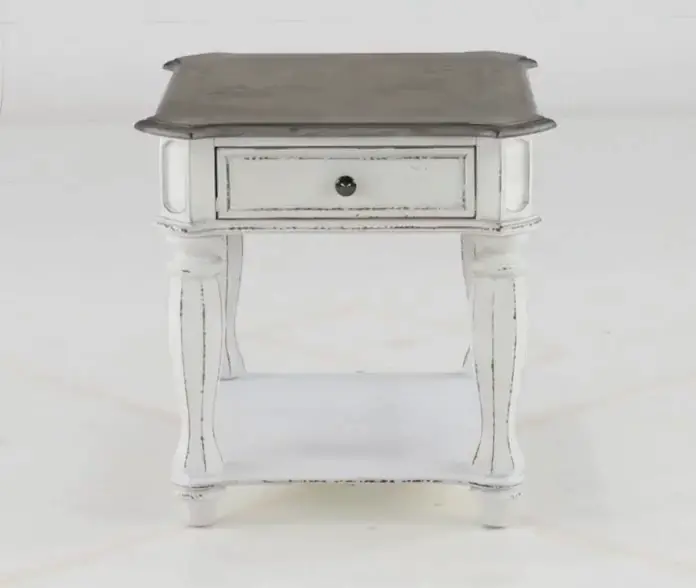 244-OT1020 Magnolia Manor Antique White End Table-5