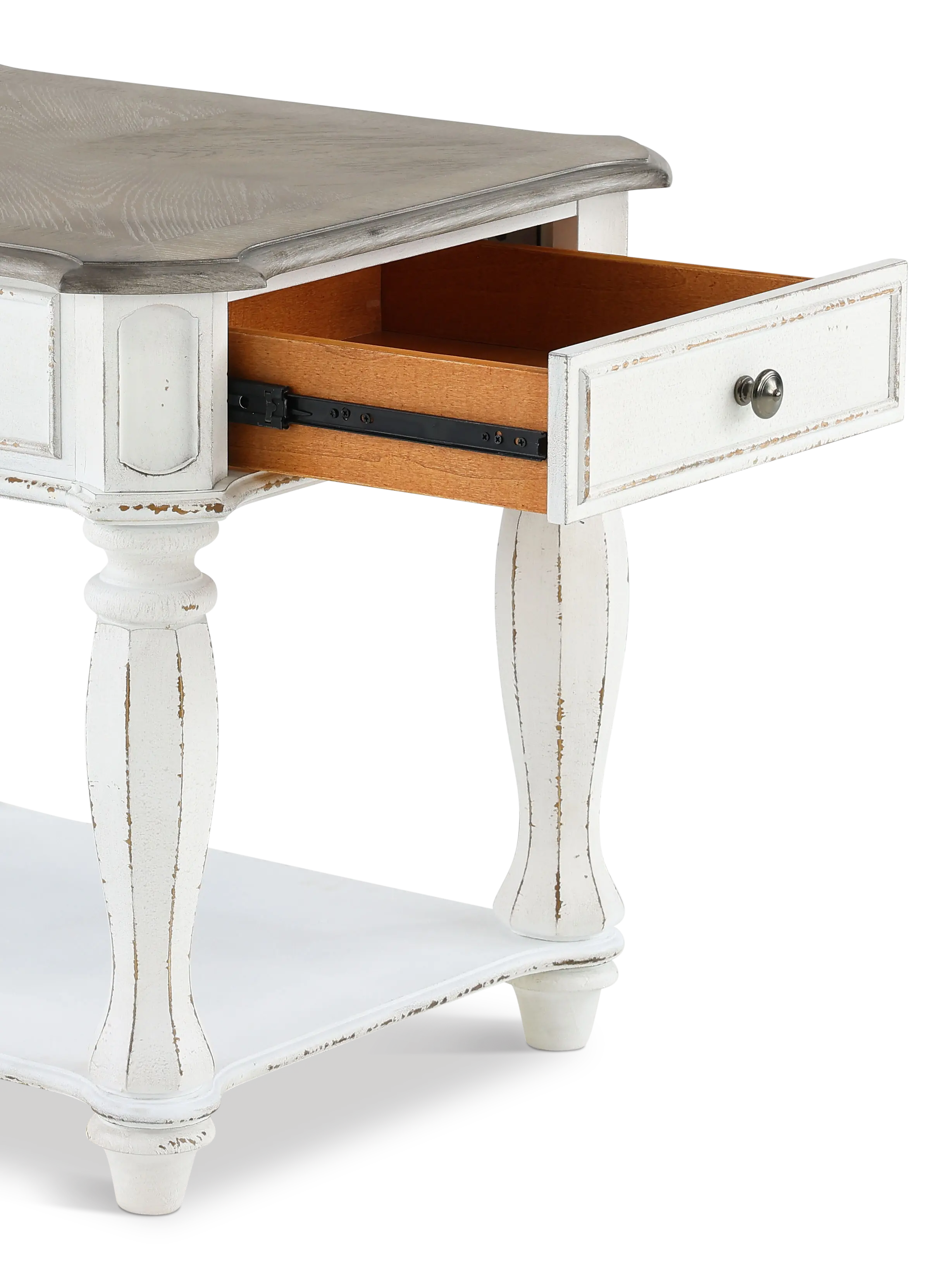 244-OT1020 Magnolia Manor Antique White End Table-6