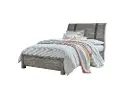 Rustic Gray 4 Piece Full Bedroom Set - Nelson